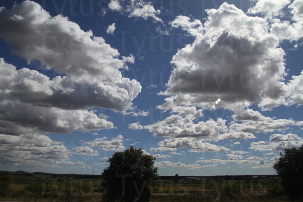 Clouds in Avinion, France