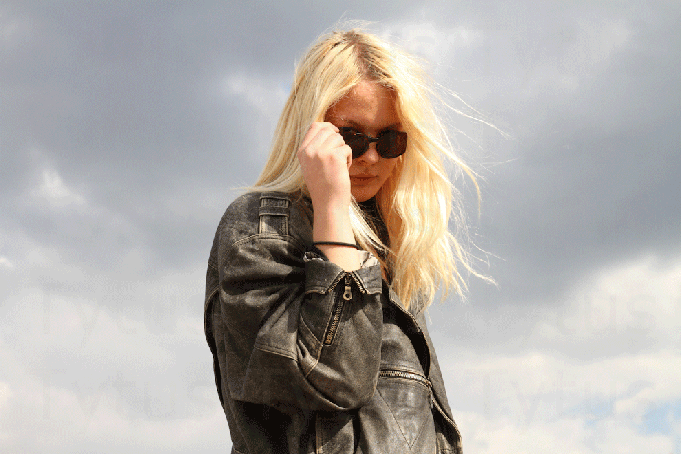 Linda Molin in the clouds