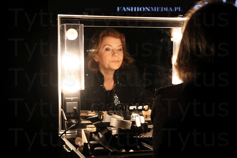 Teresa Rosati before fashion show