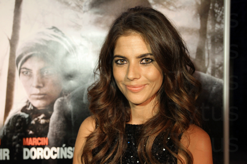 Weronika Rosati as "Pestka" from the film "Round-up"
