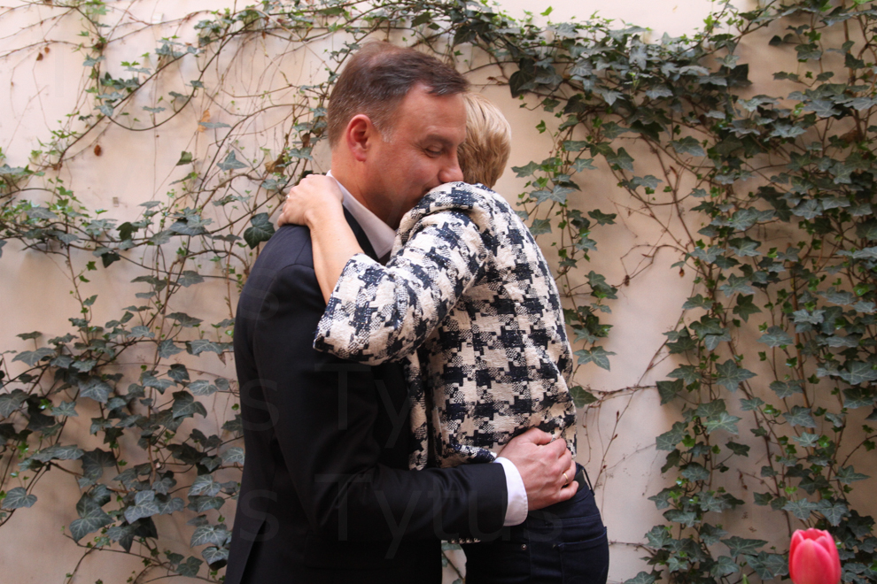 Andrzej Duda (the new President of Poland) and his wife Agata Kornhauser-Duda